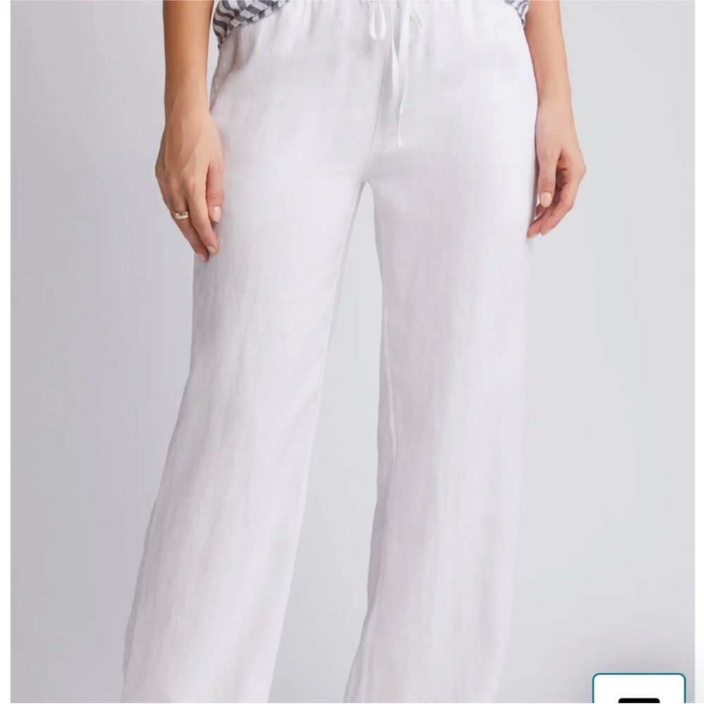 Caslon White Wide Leg Pants